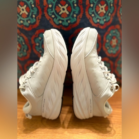 Hoka One One Bondi SR White Oil And Slip Resistant Women Size 7 - Picture 6 of 8